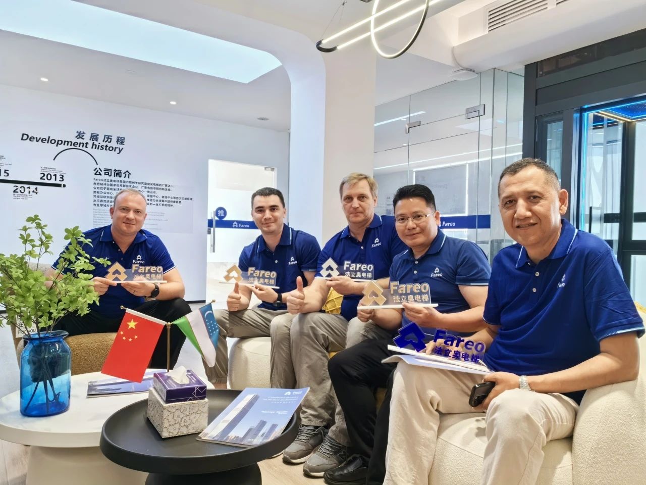 世界品質(zhì)中國制造，海外骨干團隊到法立奧電梯考察交流