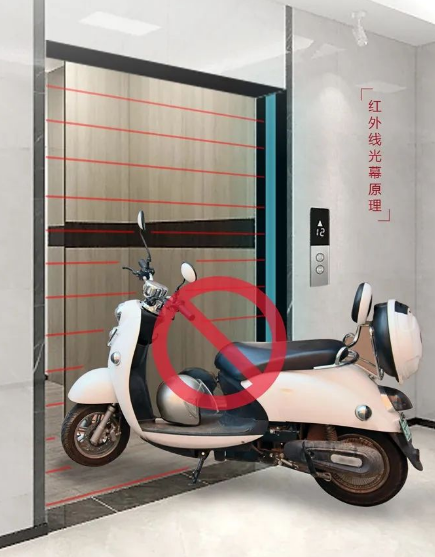 電動車進(jìn)入轎廂
